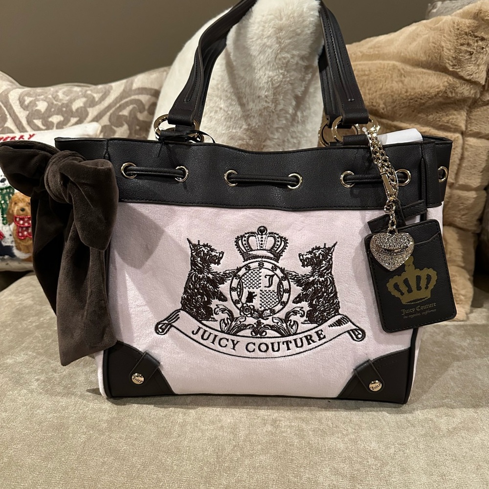 Juicy Couture crystal/brown Tote Bag